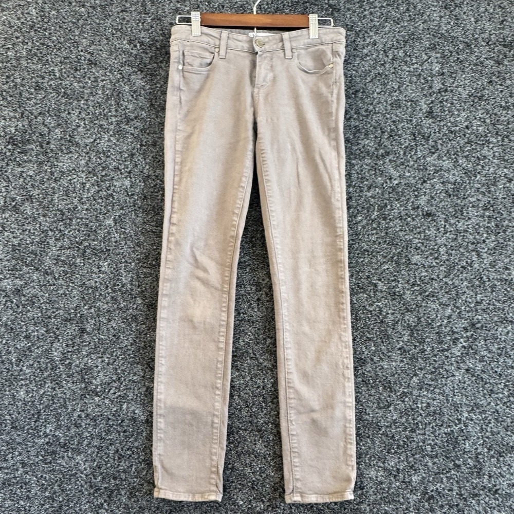 Paige Jeans Womens‎ Size 29 Grey Skyline Skinny Low Rise Stretch Denim USA